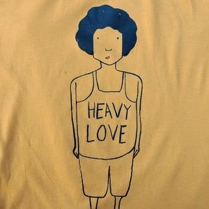 Heavy Love T Shirt by Artwork Unisex XL